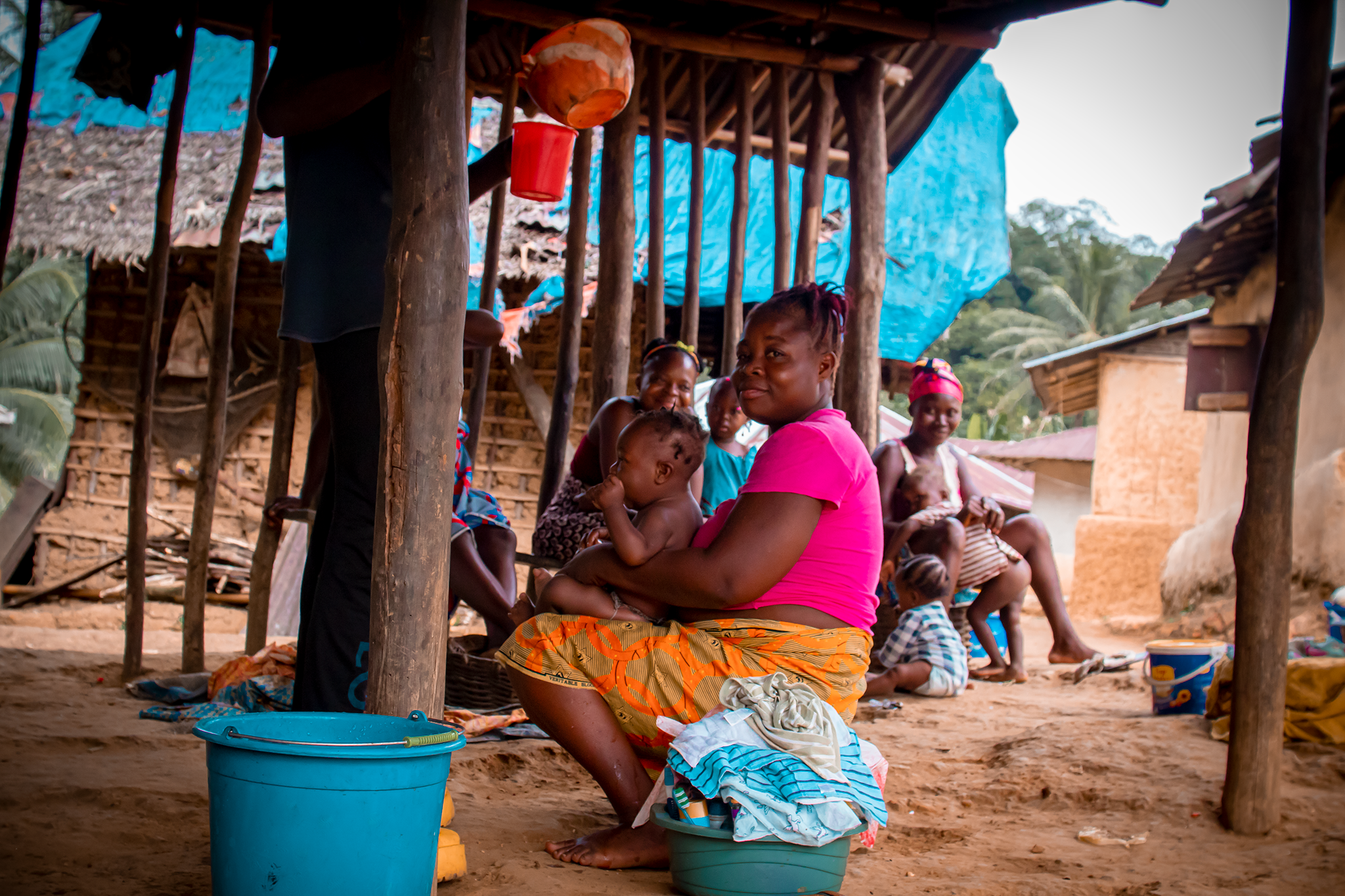 Rural community in Liberia