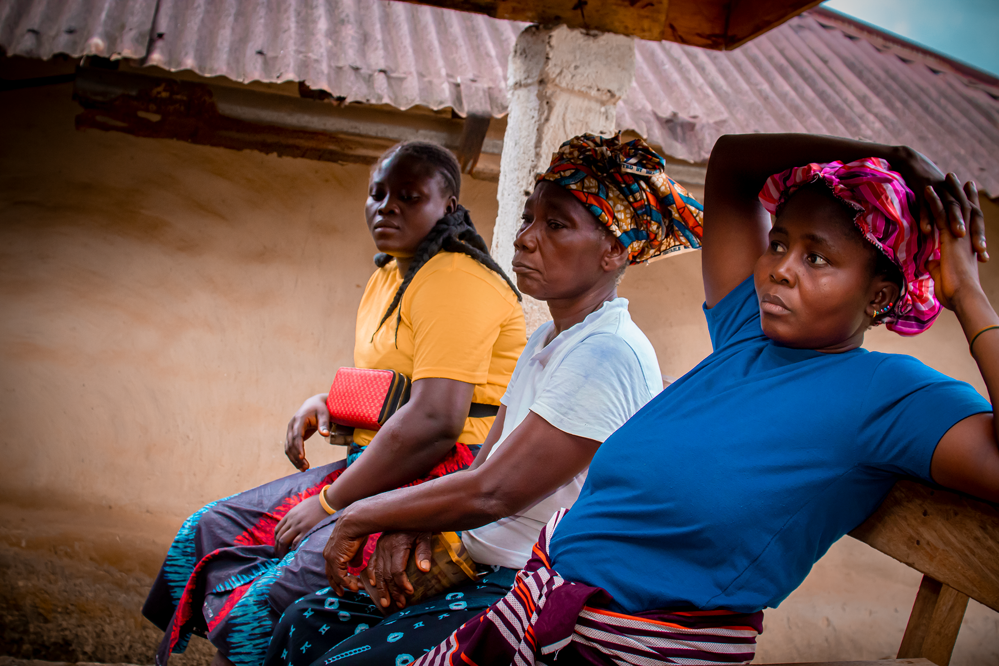Counsellors and community members in Liberia